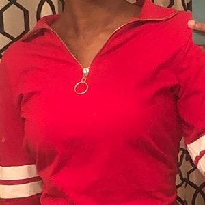 zip up top